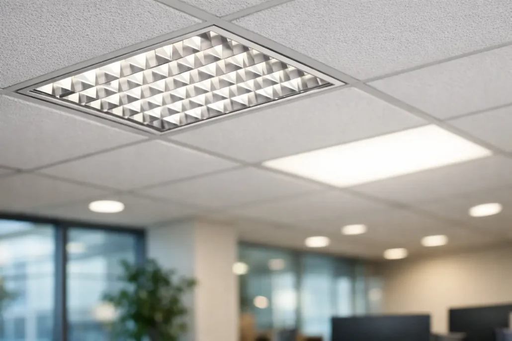 Choosing Louvered Light Covers for Less Glare