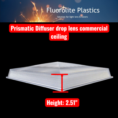canopy square light fixture lens