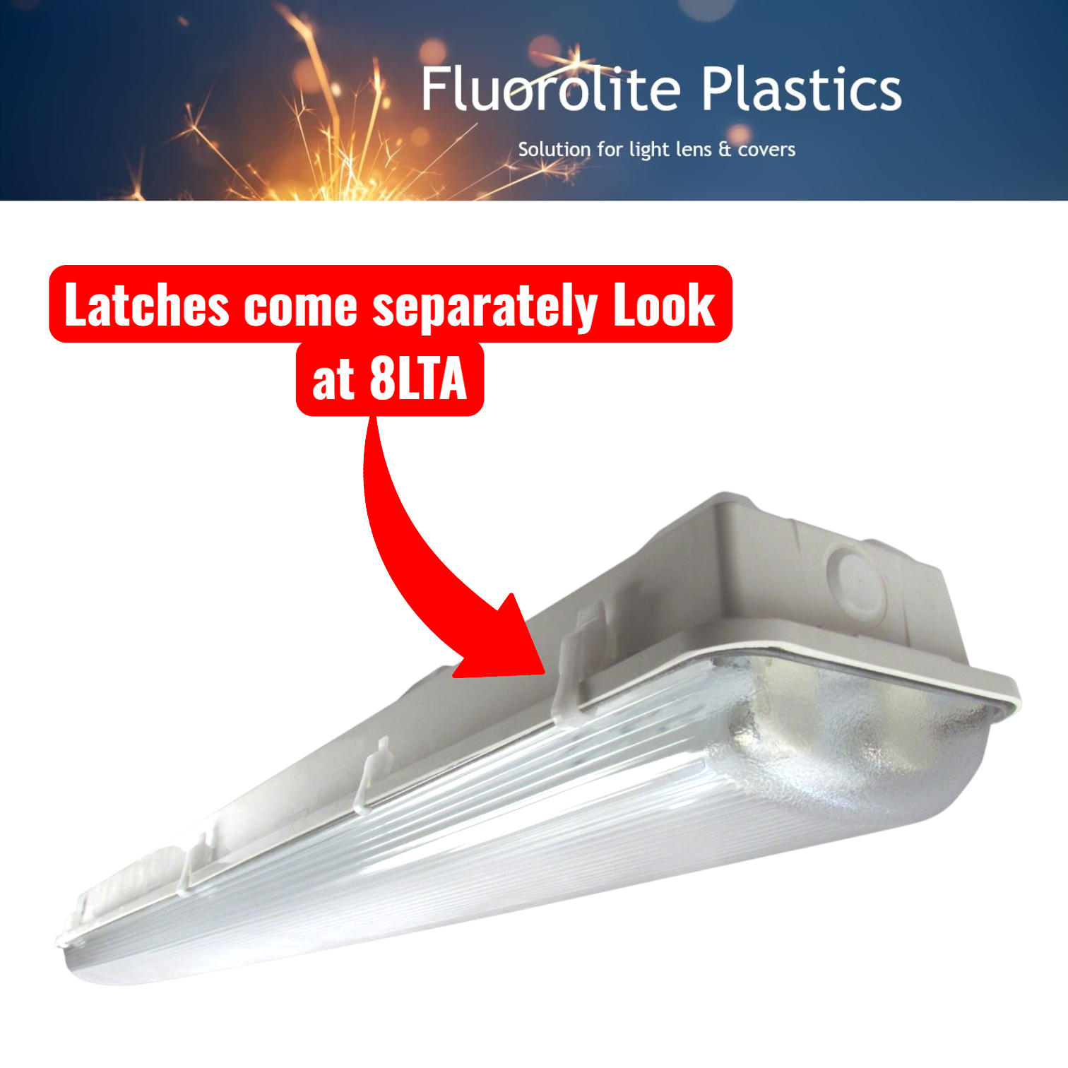 diffuser for vapor tight lighting housing