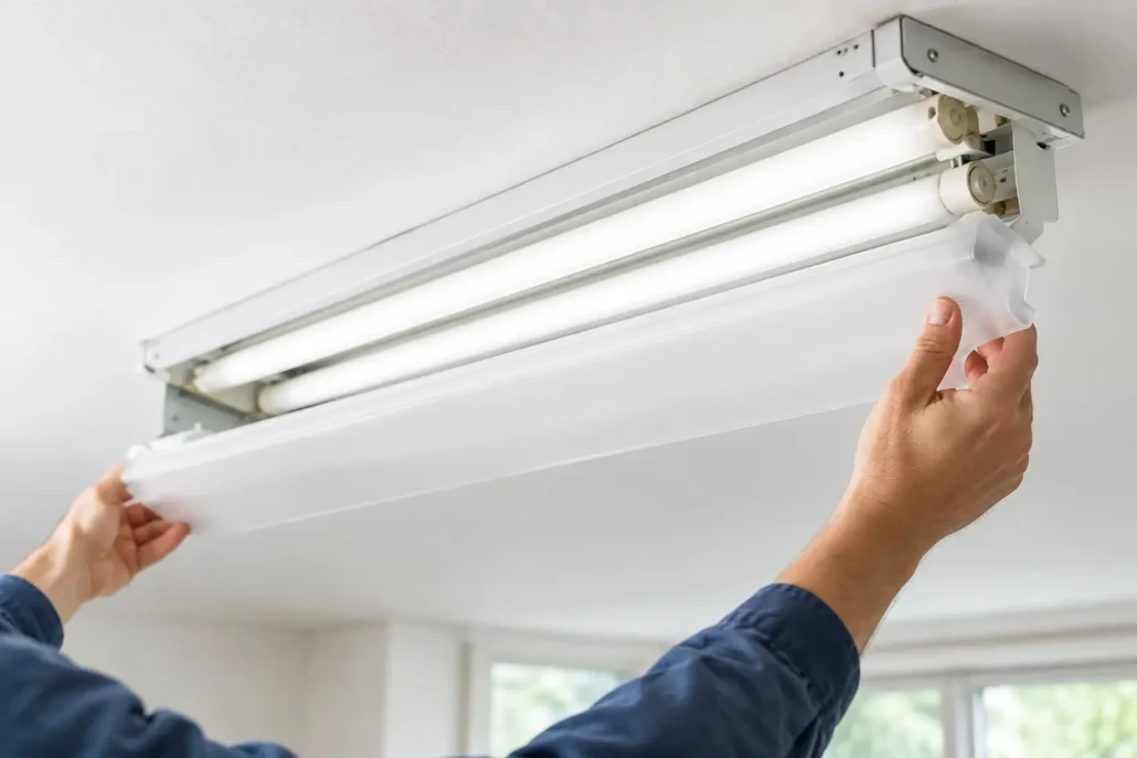 Flourescent Light Covers for Old Fixtures