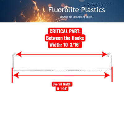 fluorescent wraparound light cover 4ft