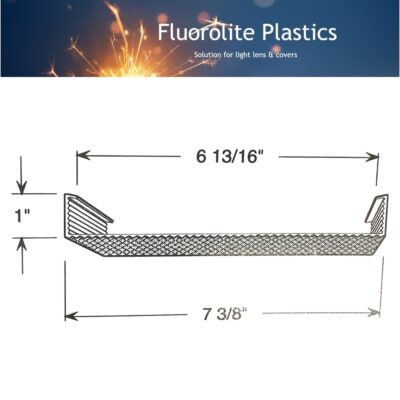 fluorescent wraparound light covers