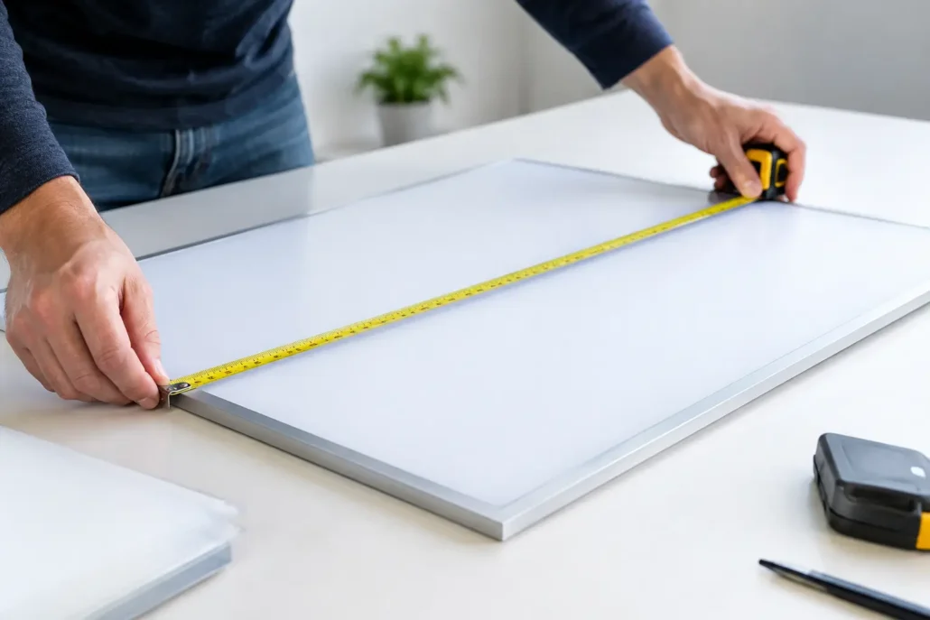 How to Measure a Light Diffuser Panel Right