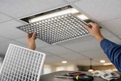 How to Replace Ceiling Light Louver