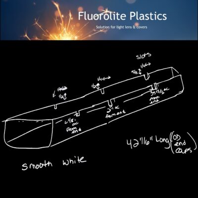 led shop light lens cover drawing