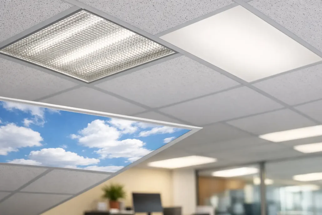 Light Covers for Fluorescent Ceiling Lights