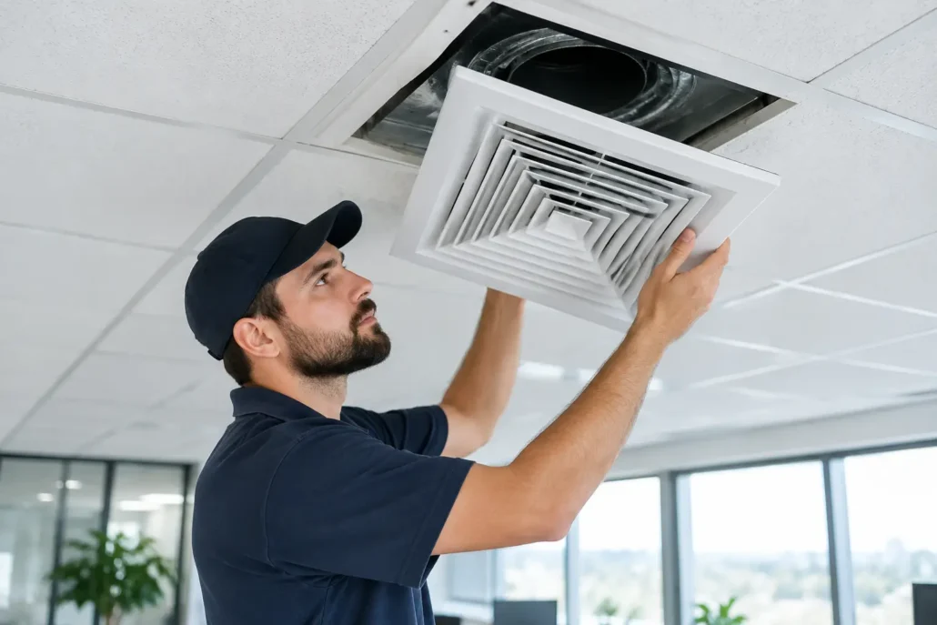 Office Renovation Diffuser Replacement Example