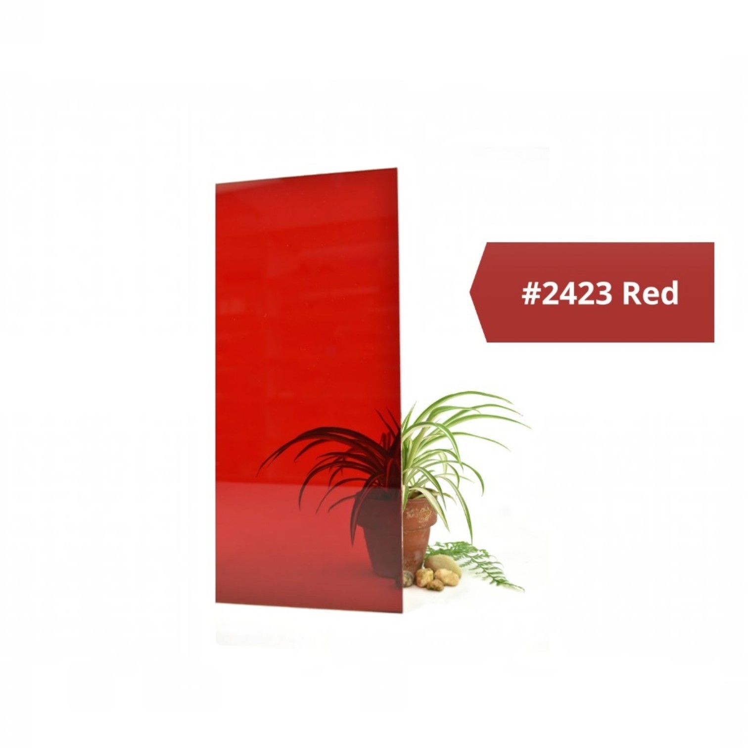 plexiglass red Retail and business signs