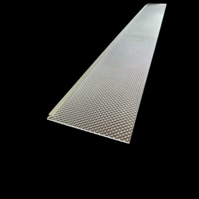 prismatic shete with metal channel