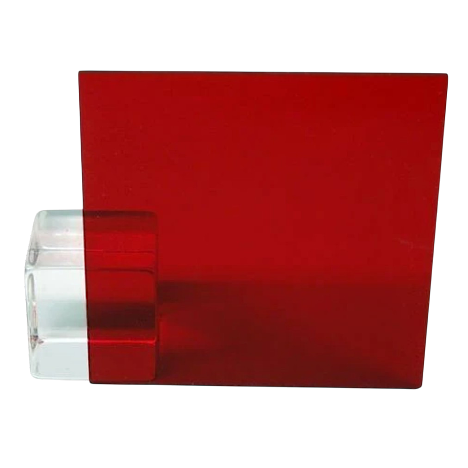 red plexiglass for business signs