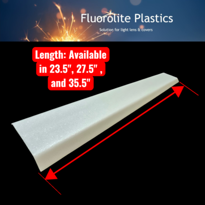 replacement for under cabinet light cover white
