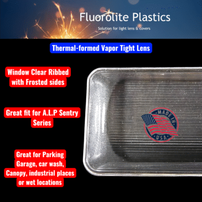 replacement light cover vapor tight