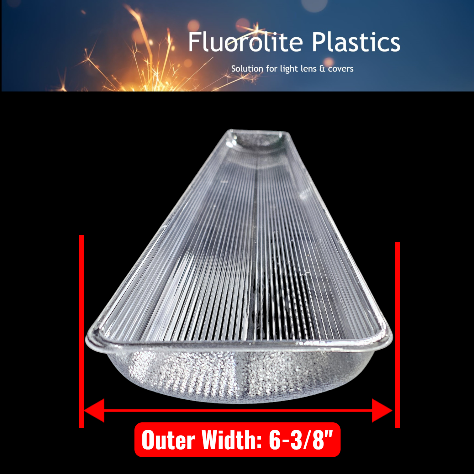 ribbed vapor proof diffuser