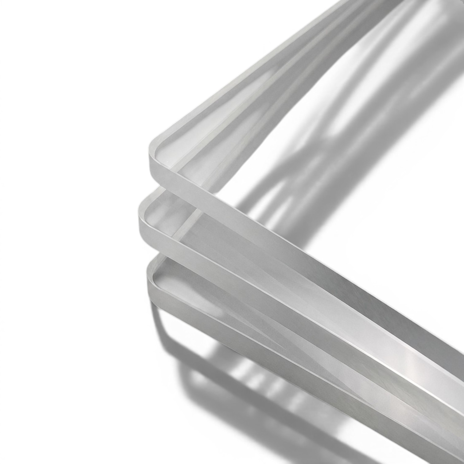 rounded corner 0.25 inch acrylic
