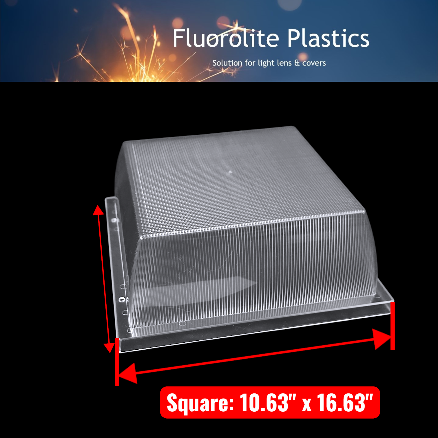 security enclosure light cover