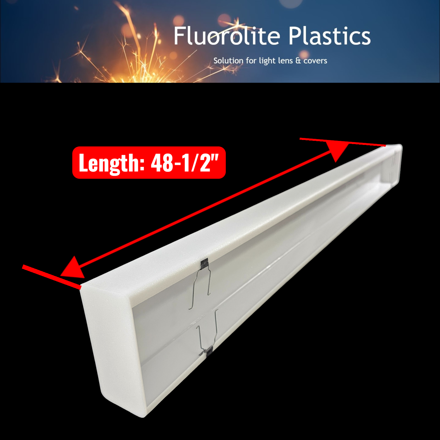 smooth acrylic light diffuser