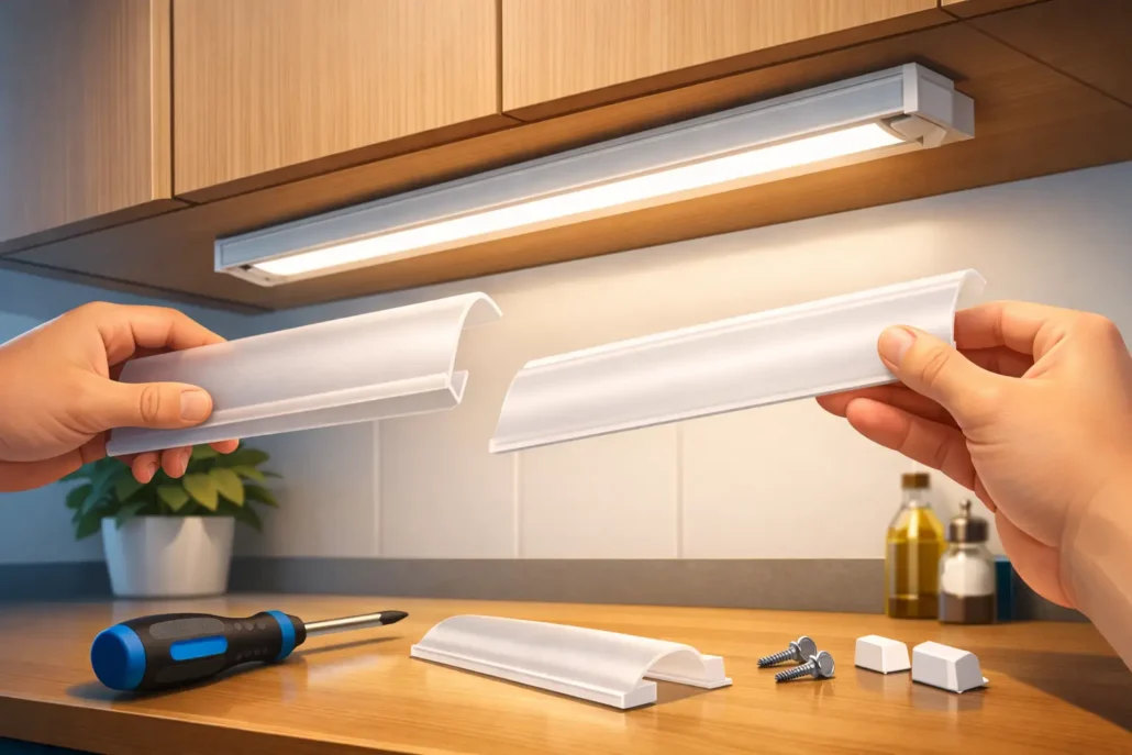 Under Cabinet Light Cover Replacement