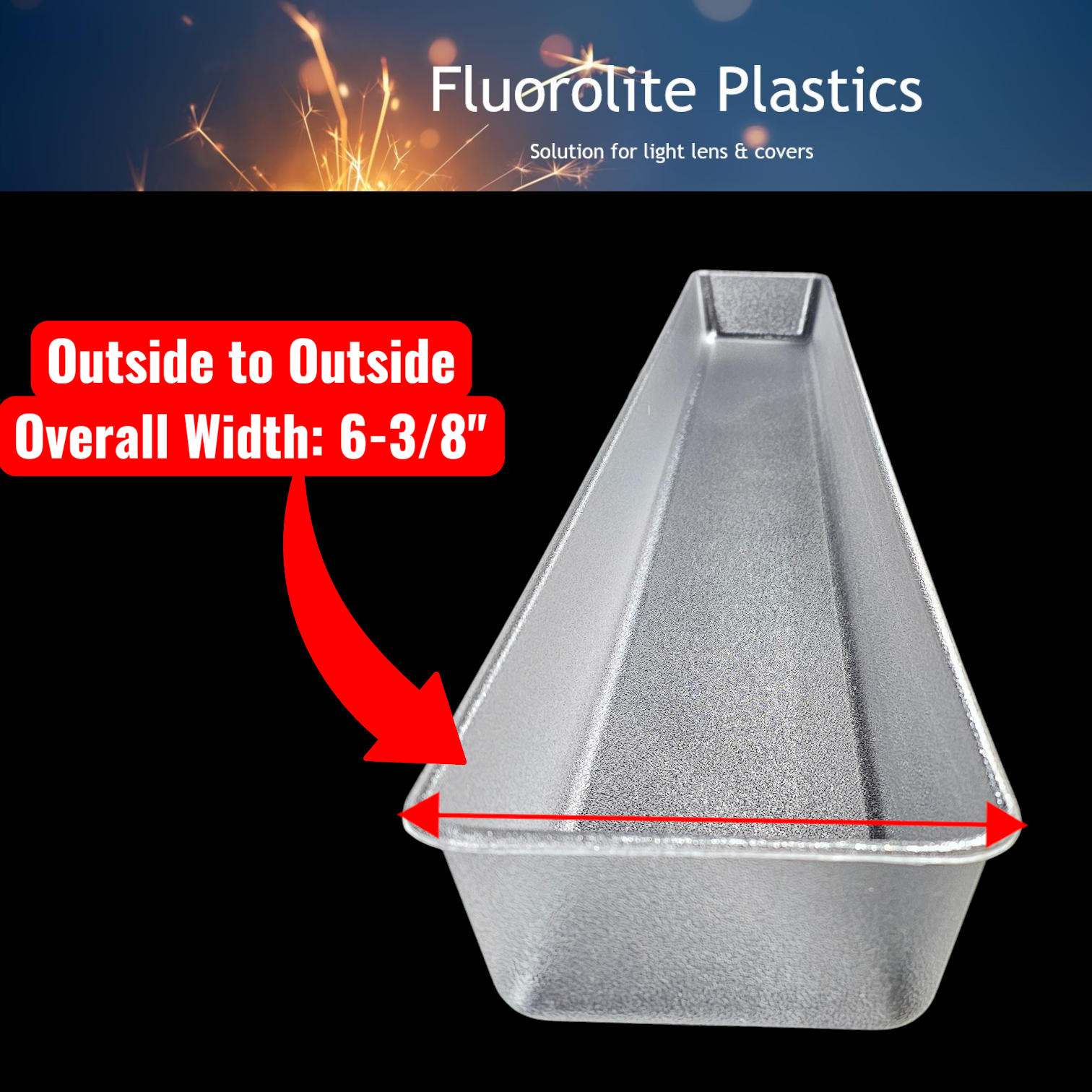 vapor tight fixture light cover