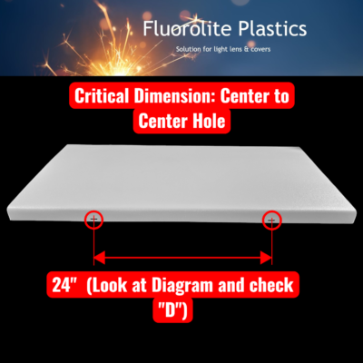 white acrylic light diffuser