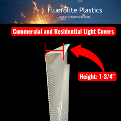 wrap around diffuser fluorescent light covers
