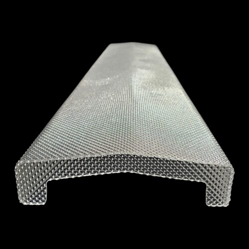 wraparound light lens with endcaps